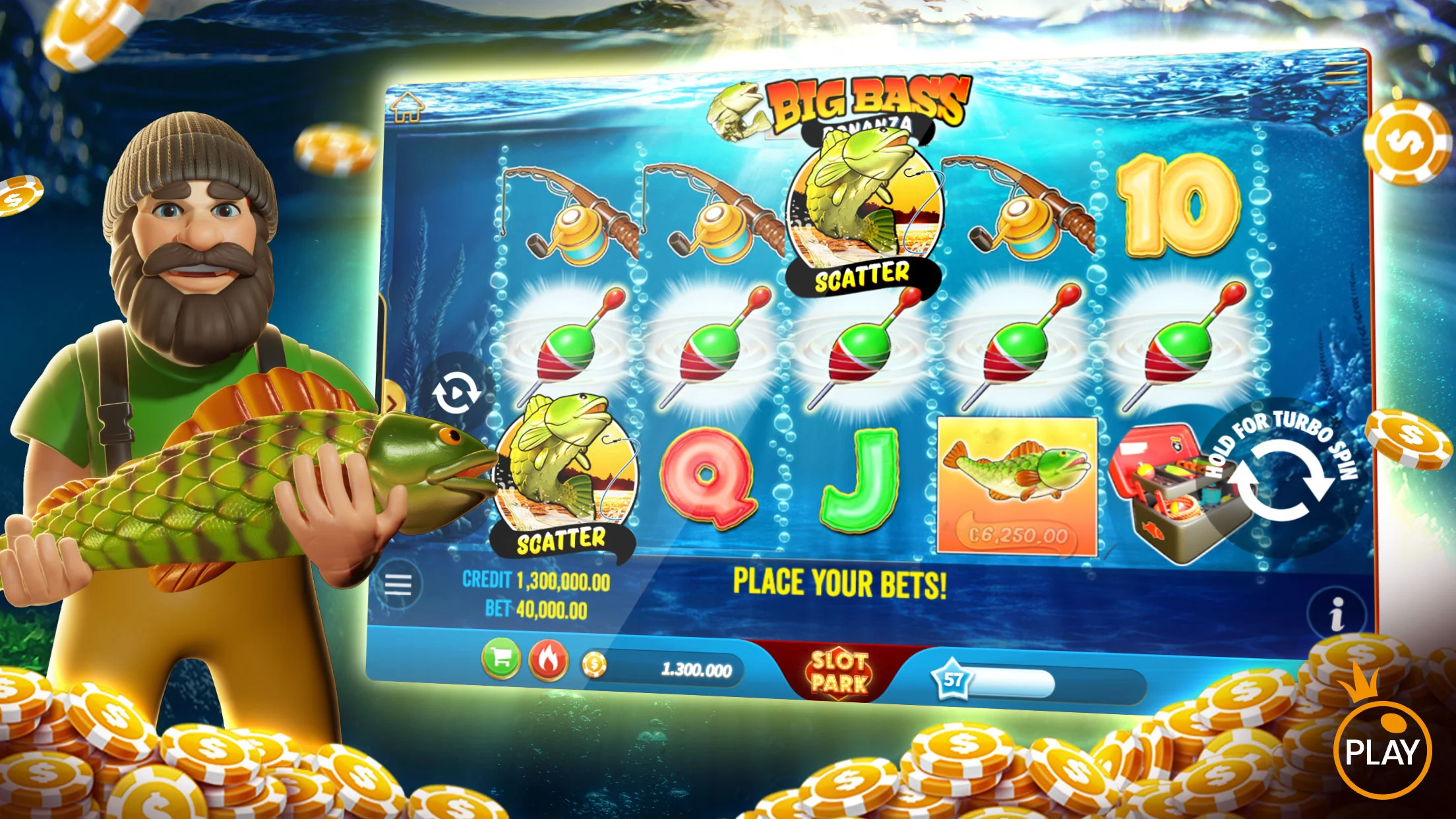 Giao diện chính của ứng dụng Onbet333